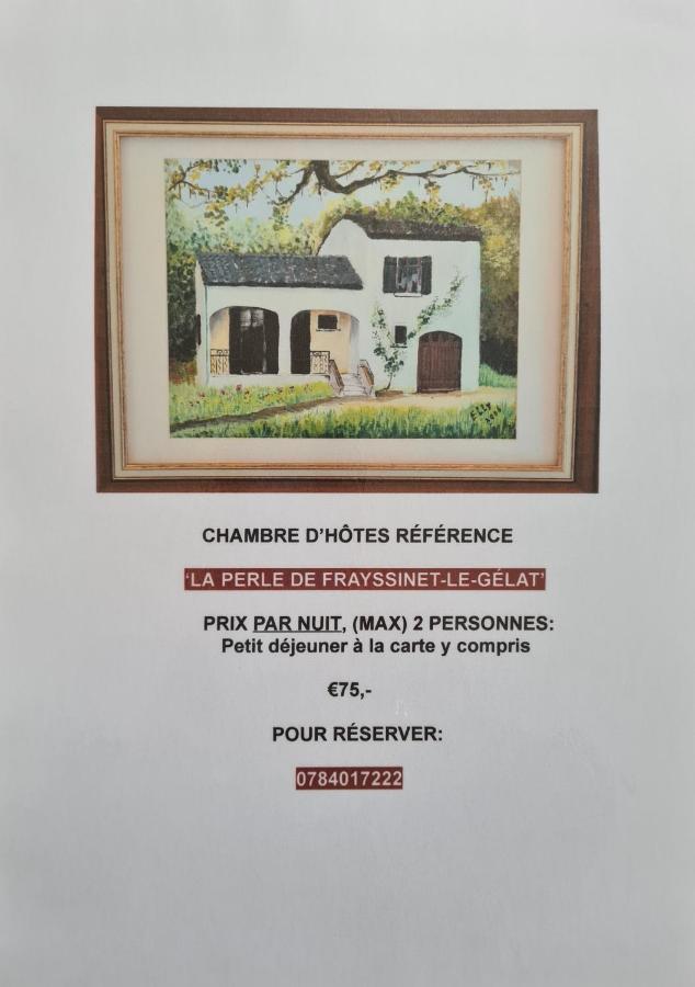 La Perle De Frayssinet-Le-Gélat - Chambre d'Hôtes - B&B Exterior foto